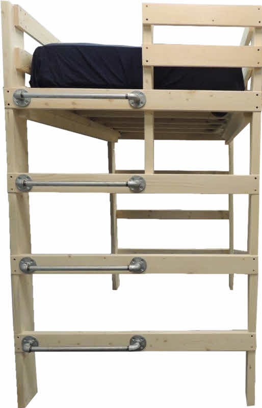 cabin bed with steps
