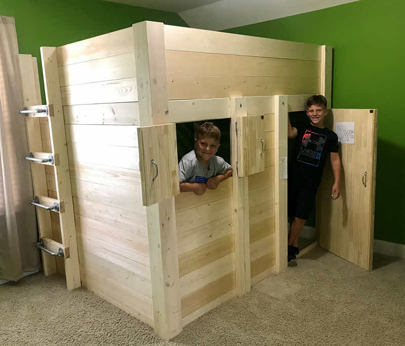 clubhouse loft bed