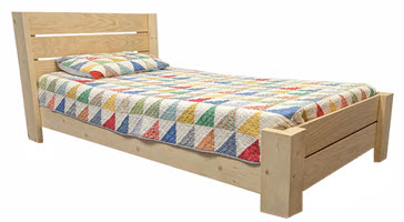 Traditional Country Wooden Bed