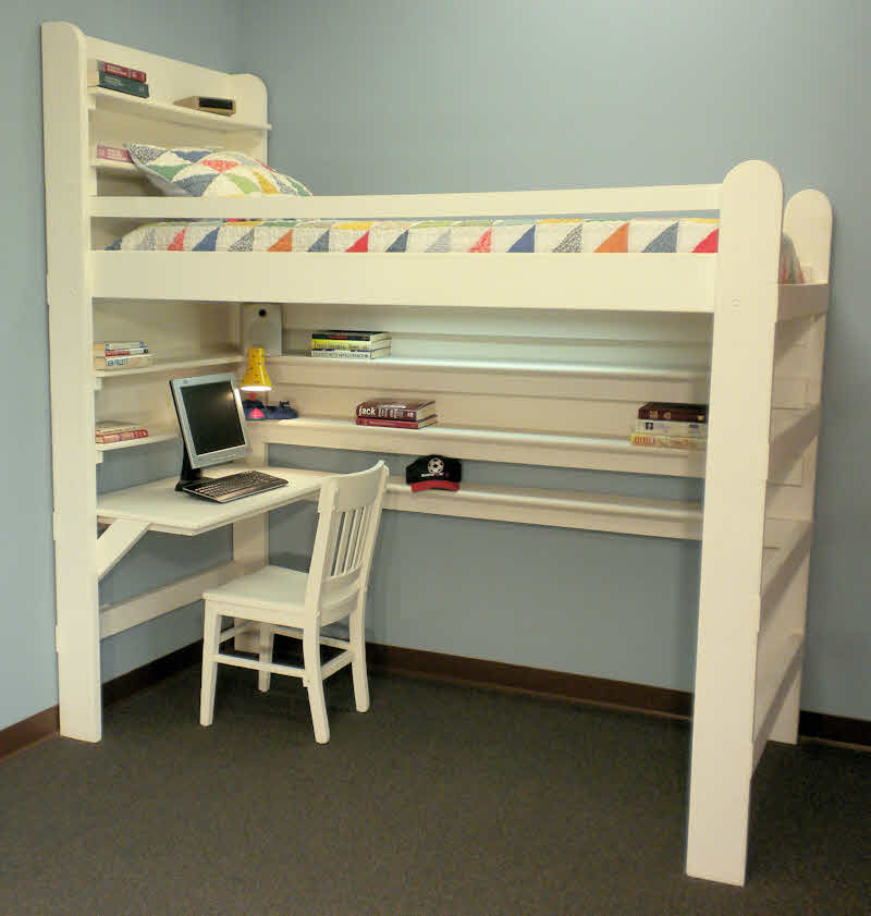 Loft Bed Bunk Beds For Home College Made In Usa